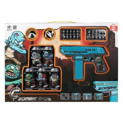 Playset Zombie Shot Dart-Pistole Blau (50 x 35 cm)