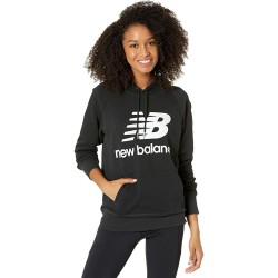 Damen Sweater mit Kapuze New Balance WT03550 Schwarz