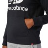 Damen Sweater mit Kapuze New Balance WT03550 Schwarz