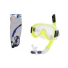 Taucherbrille mit Schnorchel Colorbaby Aqua Sport Gelb Blau