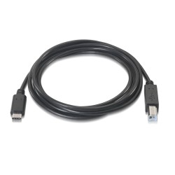 USB C zu USB-B-Kabel Aisens A107-0053 1 m Schwarz
