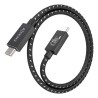 USB-C zu USB-C-Kabel Aisens A156-0866 Schwarz 50 cm