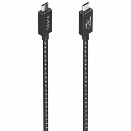 USB-C zu USB-C-Kabel Aisens A156-0868 Schwarz 1,5 m