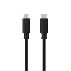 USB-C-Kabel NANOCABLE 10.01.4103 Schwarz 3 m