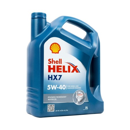 Auto-Motoröl Shell Helix HX7 5W40 5 L