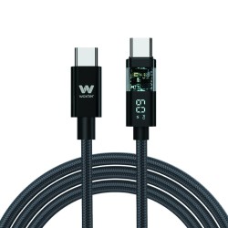 USB-C-Kabel Woxter Schwarz 2 m (MPN S0455444)