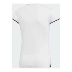 Kurzarm-T-Shirt für Kinder Adidas CLUB TEE DU2464 Weiß Polyester