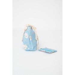 Handtasche Crochetts Blau Katze