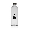 Wasserflasche Versa H2o Schwarz Stahl polystyrol 1,5 L 9 x 29 x 9 cm