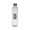 Wasserflasche Versa H2o Schwarz Stahl polystyrol 1 L 9 x 29 x 9 cm