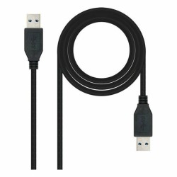USB-Kabel NANOCABLE 10.01.1001 Schwarz