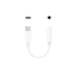 USB C-zu-Jack 3.5 mm-Adapter NANOCABLE 10.24.1205-W Weiß