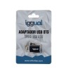 USB-C-zu- USB-Adapter iggual IGG318409 Schwarz
