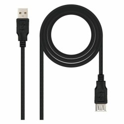 USB-Kabel NANOCABLE 8433281002999 3 M Schwarz
