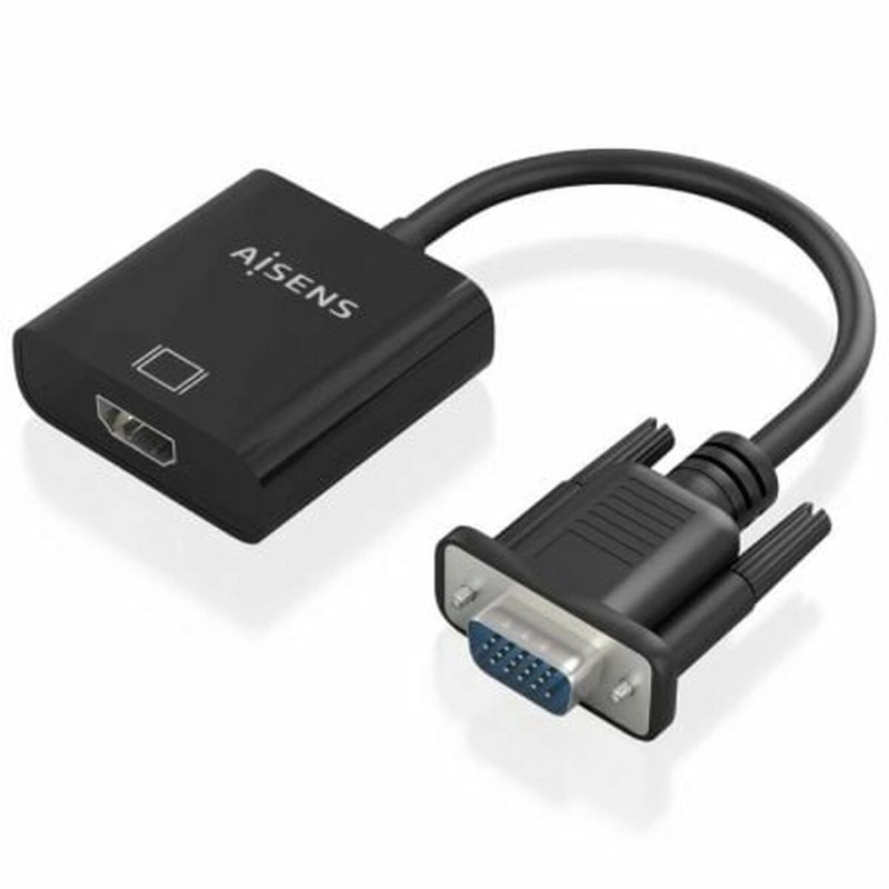 USB-Kabel Aisens A115-0873 Schwarz 20 cm