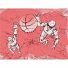 Basketball Spalding Sketch Dribble Rot Kautschuk (Größe 7)