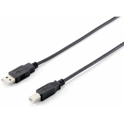 USB A zu USB-B-Kabel Equip 128861 3 m Schwarz