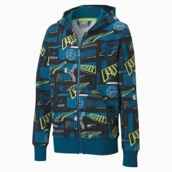 Jungen Sweater mit Kapuze Puma FULL-ZIP 583197 Blau