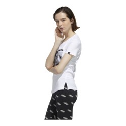 Damen Kurzarm-T-Shirt Adidas Boxed Camo Weiß