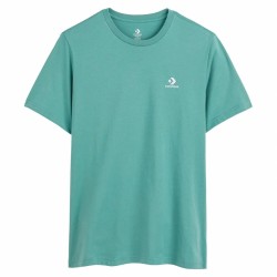 Unisex Kurzarm-T-Shirt Converse Classic Fit Left Chest Star Chevron grün