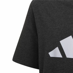 Kurzarm-T-Shirt für Kinder Adidas Future Icons Schwarz