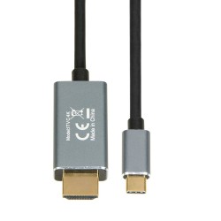USB-C-zu-HDMI-Adapter Ibox ITVC4K Schwarz 1,8 m