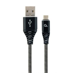 USB-Kabel auf micro-USB GEMBIRD CC-USB2B-AMMBM-2M-BW Schwarz 2 m