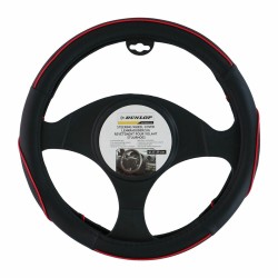 Lenkradabdeckung Dunlop Schwarz Rot Ø 38 cm