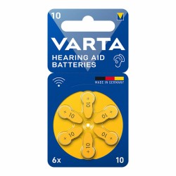 Hörgerätebatterie Varta Hearing Aid 10 PR70 6 Stück