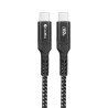 USB-C-Kabel CoolBox COO-CAB-UC-60W 1,2 m Schwarz Schwarz/Grau