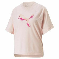 Damen Kurzarm-T-Shirt Puma Modernoversi Rosa