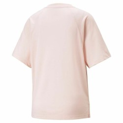 Damen Kurzarm-T-Shirt Puma Modernoversi Rosa