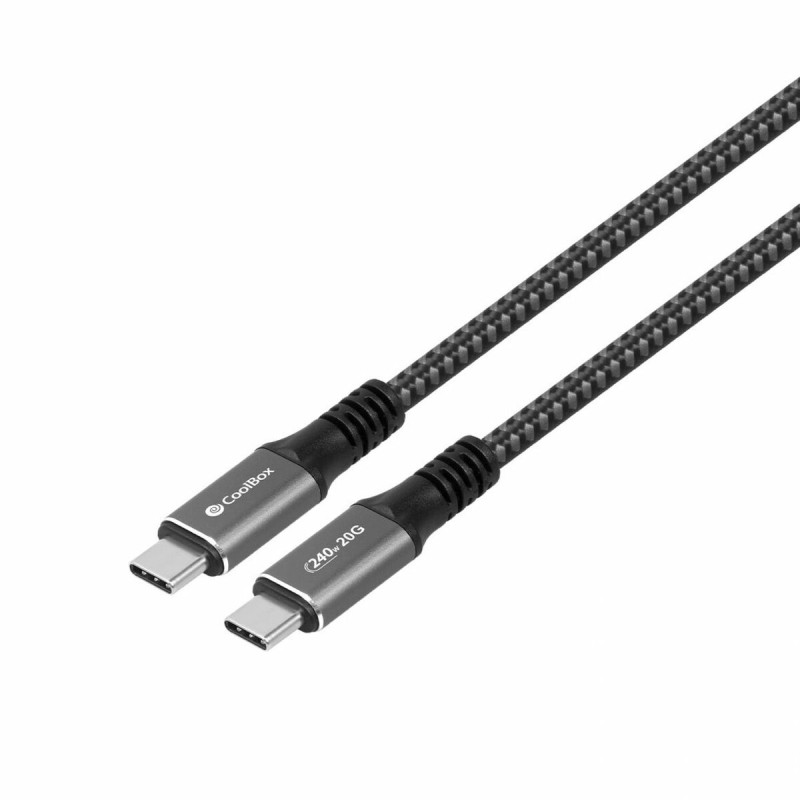 Kabel USB C CoolBox COO-CAB-UC-240W 1,2 m 240 W 20 Gbps Grau