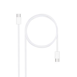 USB-C-Kabel NANOCABLE 10.01.6001-CO Weiß 1 m