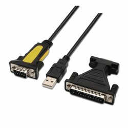 Daten-/Ladekabel mit USB Aisens A104-0039 Schwarz 1,8 m