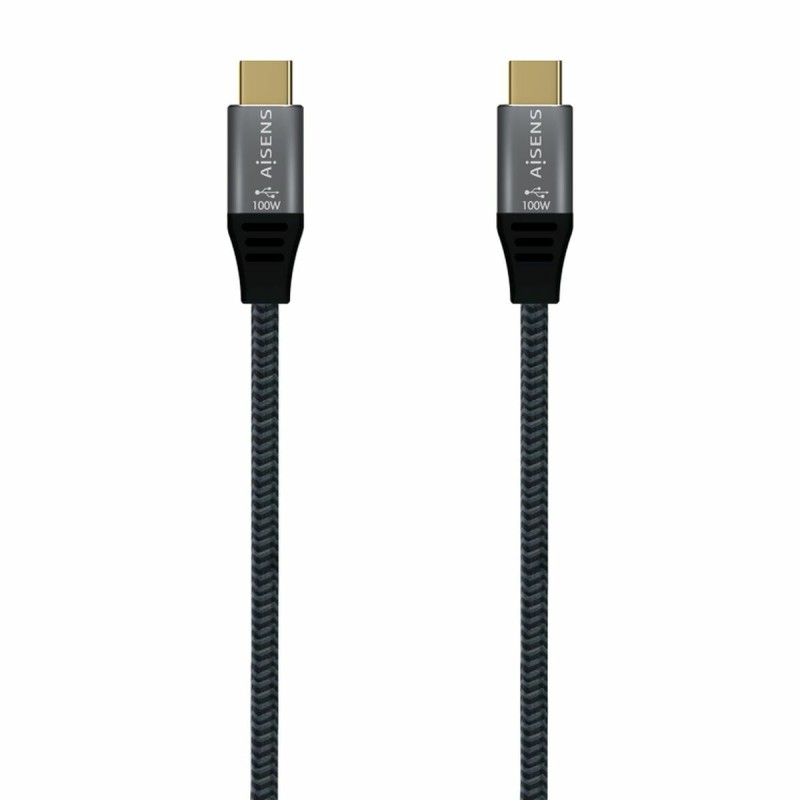 USB-C-Kabel Aisens A107-0671 1 m Grau (1 Stück)