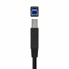 USB-Kabel Aisens A105-0445 Schwarz 3 m (1 Stück)