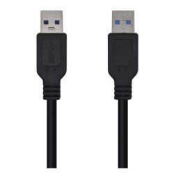 USB-Kabel Aisens A105-0446 Schwarz 1 m (1 Stück)