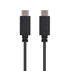 USB-Kabel NANOCABLE 10.01.2301 Schwarz 1 m