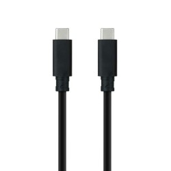 USB-C-Kabel NANOCABLE 10.01.4100 Schwarz 50 cm (1 Stück)