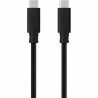 USB-C-Kabel NANOCABLE 10.01.4101-L150 Schwarz 1,5 m (1 Stück)