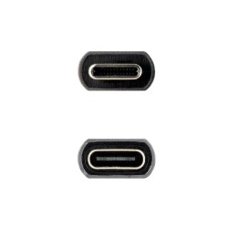 USB-C-Kabel NANOCABLE 10.01.4402 Schwarz 2 m (1 Stück)