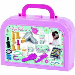 Kinderfrisierset Ecoiffier Retro Beauty Suitcase + 18 Monate 14 Teile