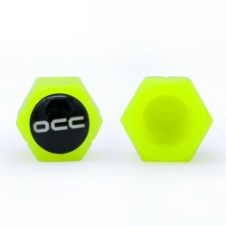 Stöpselset OCC Motorsport OCCLEV005 4 Stück Fluoreszierend Gelb