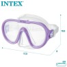 Schnorkelbrille Intex Sea Scan Lila
