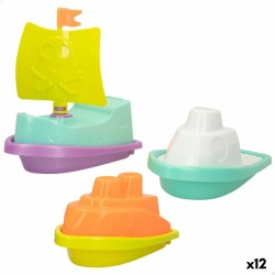 Strandspielzeuge-Set Colorbaby 3 Stücke Schiff Polypropylen (12 Stück)