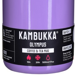 Thermosflasche Kambukka Olympus Purpur Edelstahl 500 ml