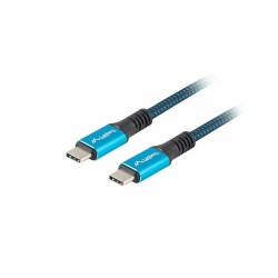 Kabel USB C Lanberg Blau 50 cm (MPN S9115409)