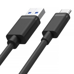 USB A zu USB-C-Kabel Unitek Y-C481BK Weiß 50 cm