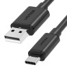 USB A zu USB-C-Kabel Unitek Y-C481BK Weiß 50 cm